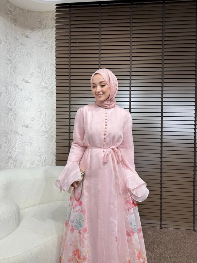 BBC STELLA ELBİSE -PEMBE
