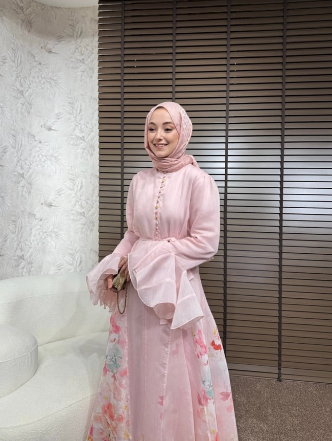 BBC STELLA ELBİSE -PEMBE