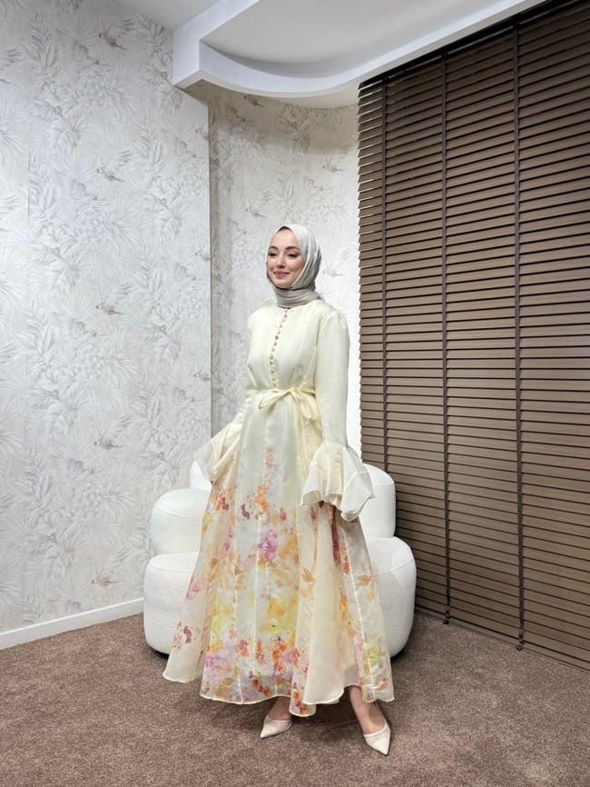 BBC STELLA ELBİSE-SARI