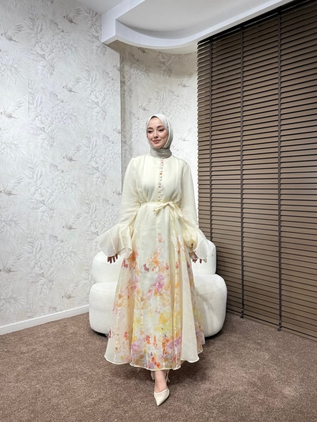BBC STELLA ELBİSE-SARI