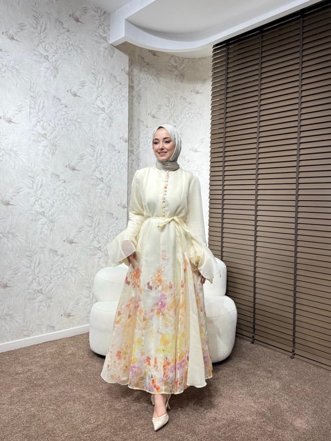 BBC STELLA ELBİSE-SARI