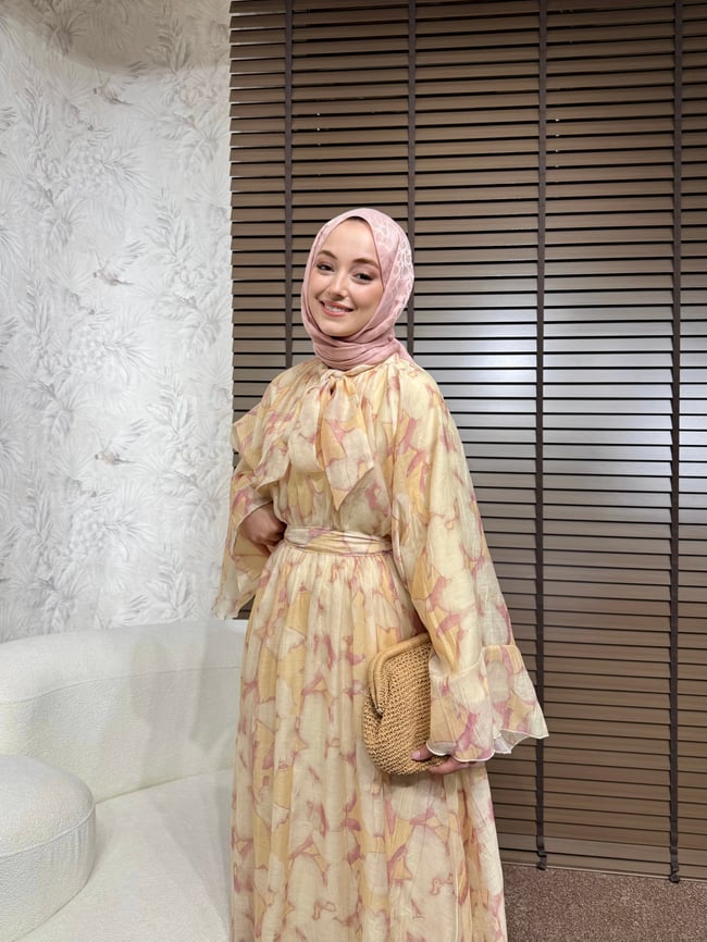 BBC VİNTA ELBİSE - PEMBE