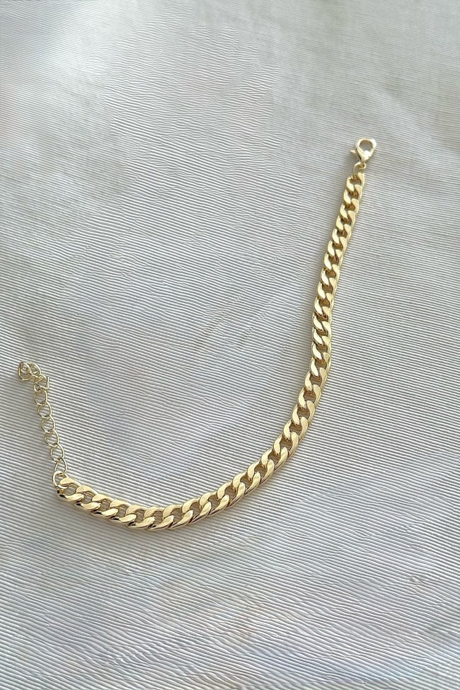 Kadın Bileklik 14k Renk Klasik Zincir Bileklik 
