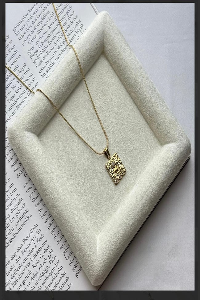 Kadın Çelik Kolye Terazi El Taş Detay Pinterest Kararmaz Kolye 