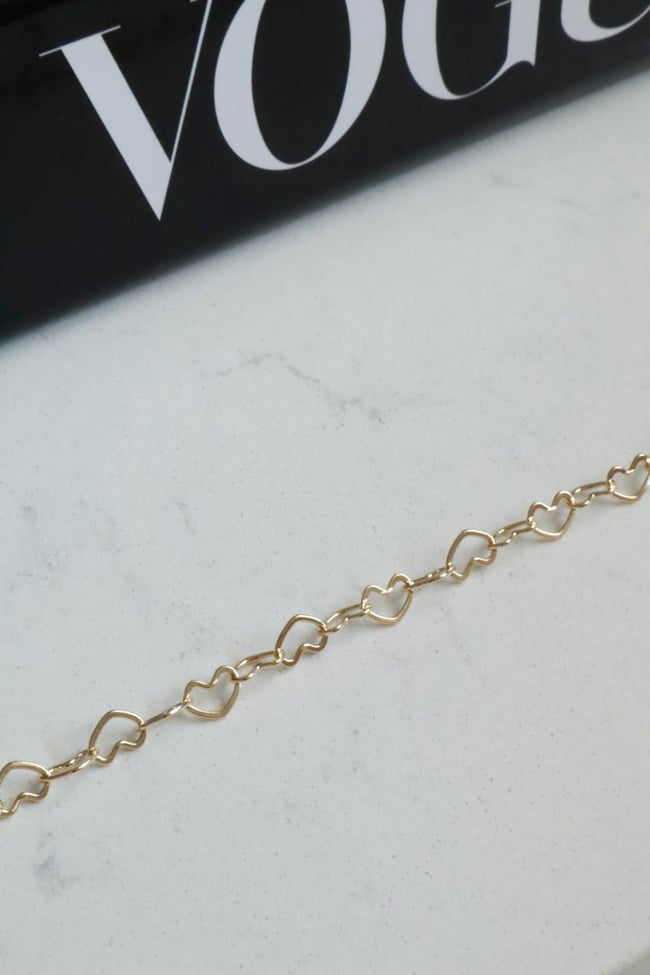 Kadın Kolye Kararmaz 14k Altın Renk Vip Seri İthal Minik Kalp Zincir Kolye 