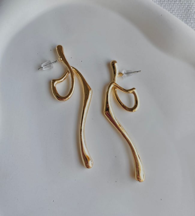 Kadın Küpe Art Figür Küpe