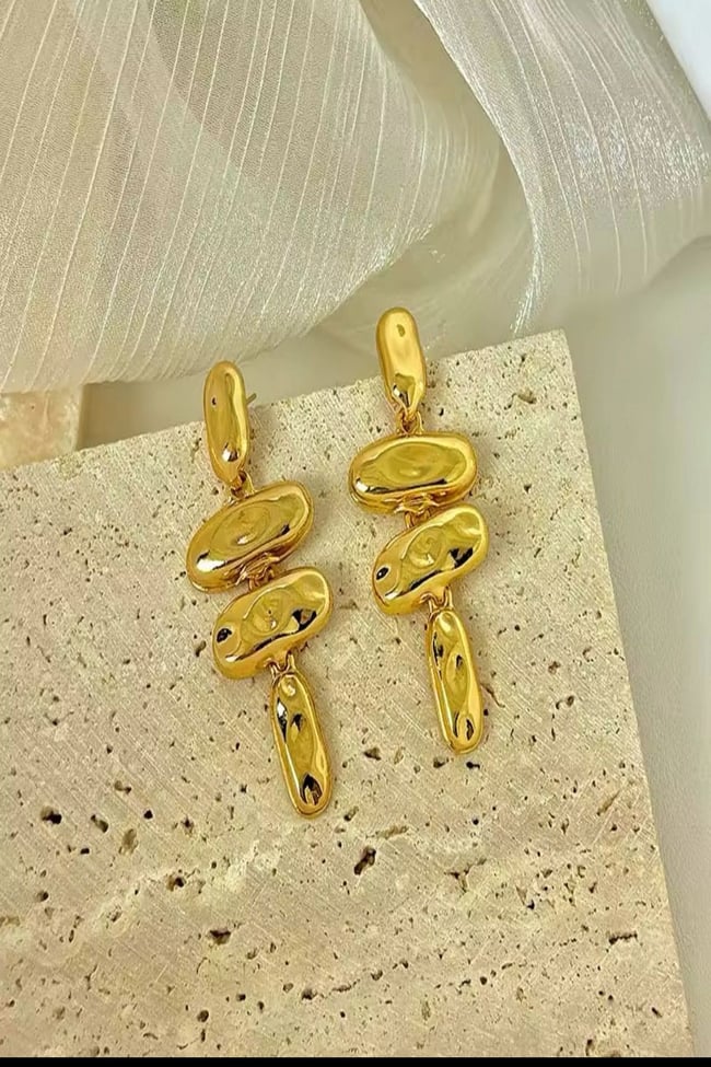 Kadın Küpe Dört Çubuk Sallantı Model Küpe
