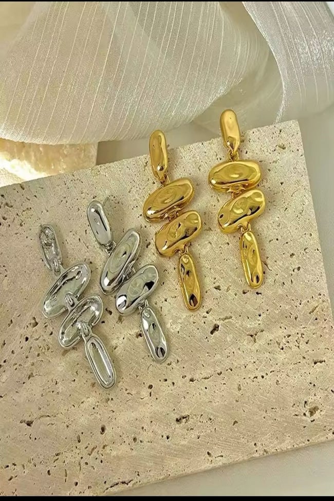 Kadın Küpe Dört Çubuk Sallantı Model Küpe