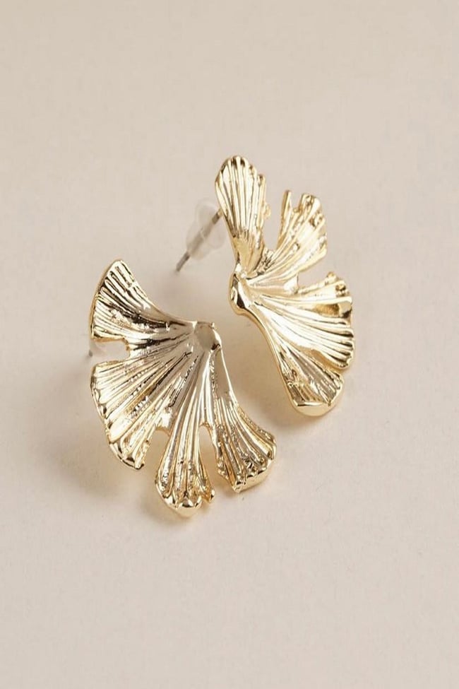 Kadın Küpe Leaf Tasarım Küpe 2,5cm
