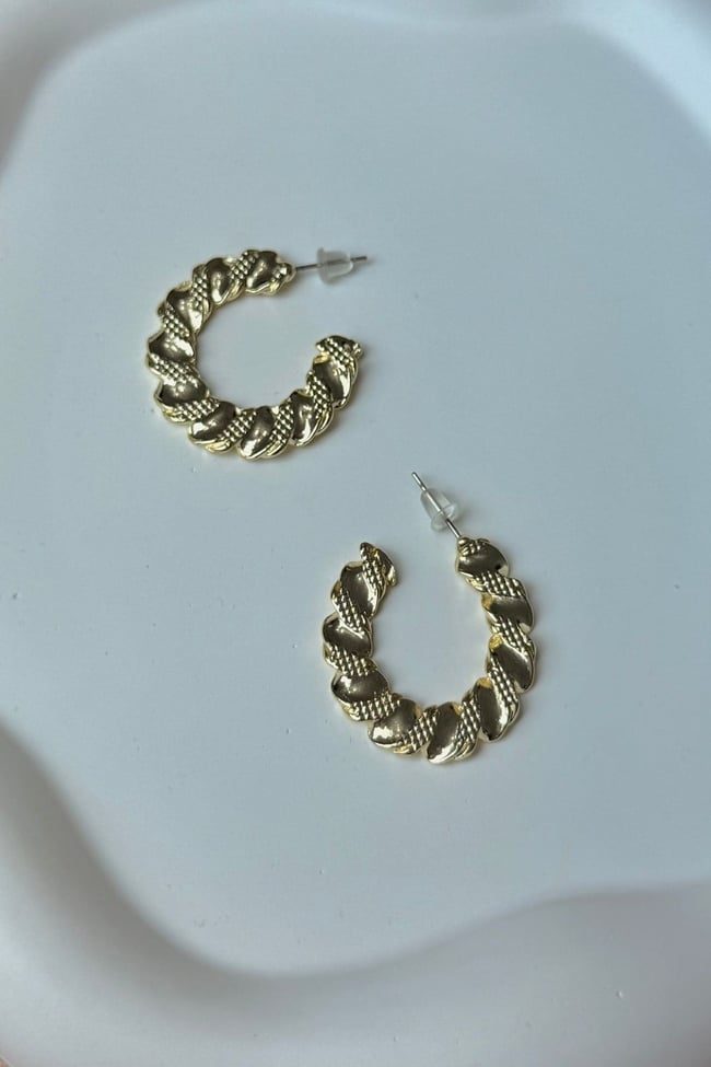 Kadın Küpe Özel Kaplama Ezme Burgu Rodaj 3cm Kararmaz Küpe 
