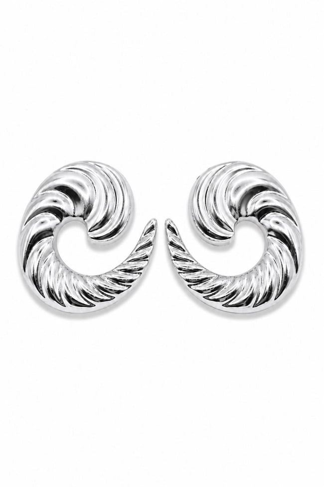 Kadın Küpe Swirling 3cm Küpe 
