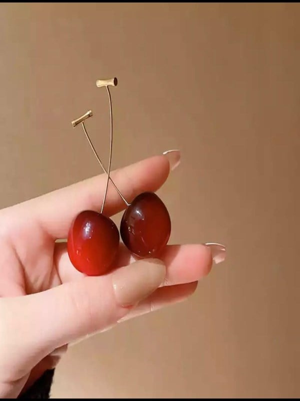 Kadın Küpe Trend Kiraz Küpe