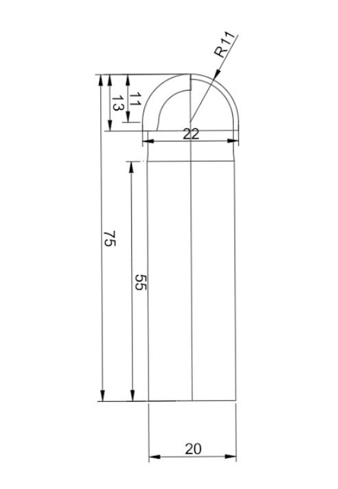 DİA KÜRE 22 x 13 x 20 x R11 x Z:2