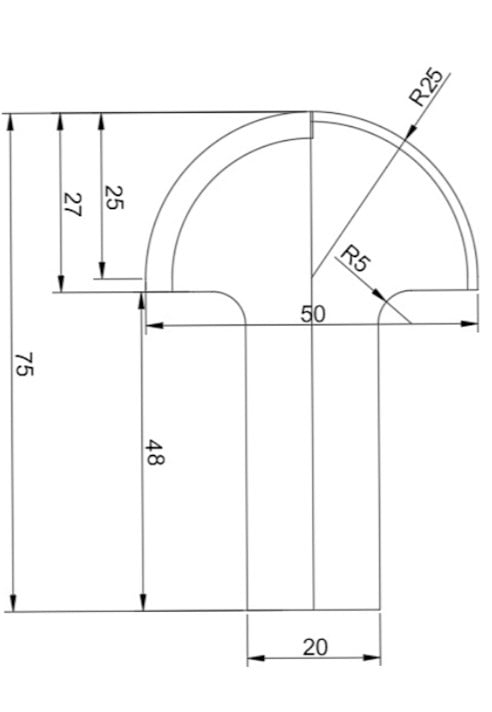 DİA KÜRE 50 x 27 x 20 x R25 x Z:2