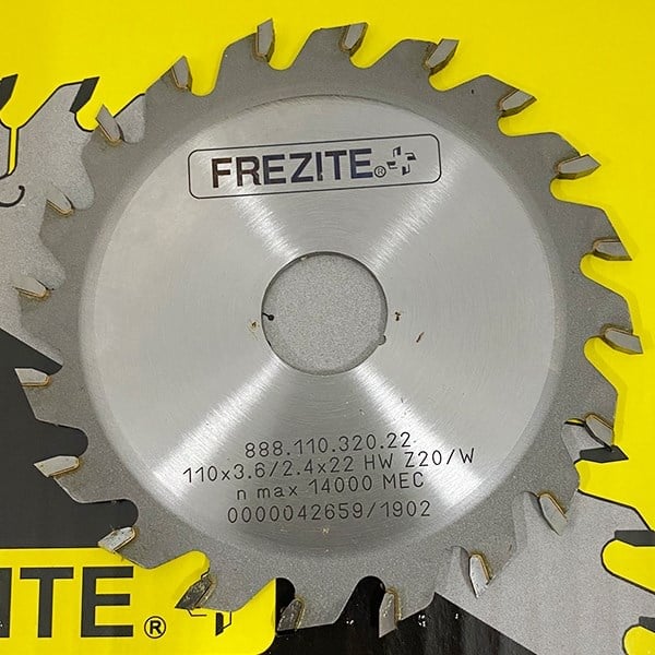 FREZITE 110x3,6/2,4x22 Z.22/H.W HOLZ-HER PVC BANTLAMA BAŞ-SON KESME TESTERESİ