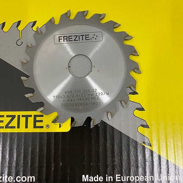 FREZITE 110x3,6/2,4x22 Z.22/H.W HOLZ-HER PVC BANTLAMA BAŞ-SON KESME TESTERESİ