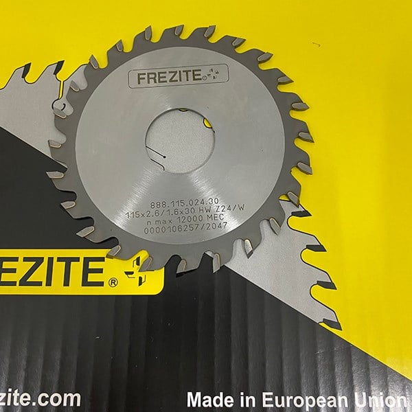 FREZITE 115x2,6/1,6x30 Z.24/H.W SCM STEFANI PVC BANTLAMA BAŞ-SON KESME TESTERESİ