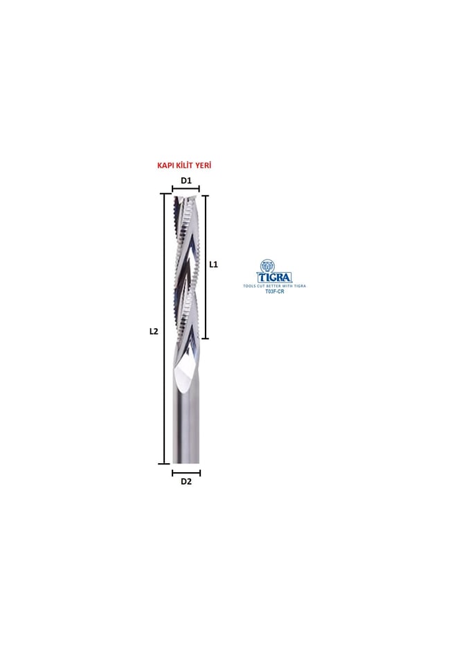 【新品】 Carver カーバー ヒードロン No3 C7 9.75×30 T03F-CR ELMAS KARBÜR FREZE KAPI KİLİT YERİ Z:3 | Tools Technic
