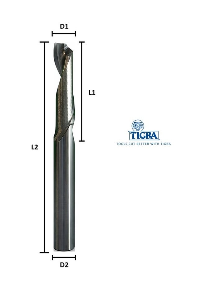 T03F-CR ELMAS KARBÜR FREZE ALM-KOMPOZİT POZİTİF Z:1