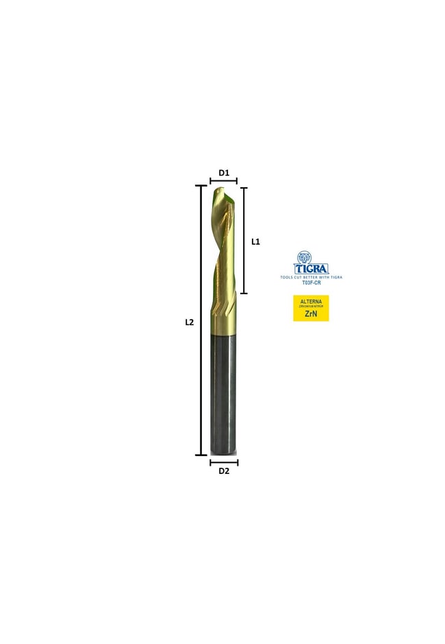 T03F-CR ELMAS KARBÜR FREZE POZİTİF Z:1