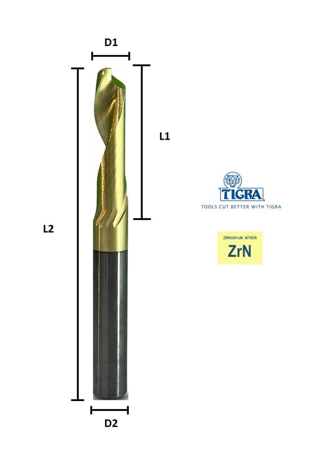 T03F-CR ELMAS KARBÜR FREZE POZİTİF Z:1