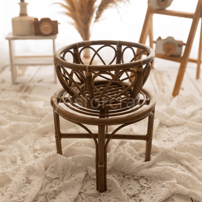 Rattan Çubuklu Masa