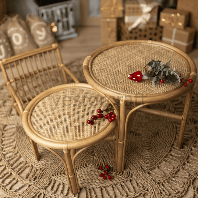 Rattan Hazeranlı Masa