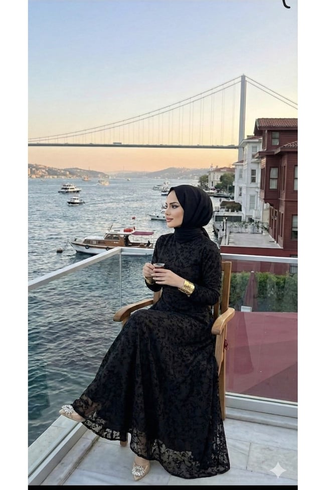 Kadın kadife Baskılı Astarlı Uzun şık Abiye Elbise,günlük elbise
