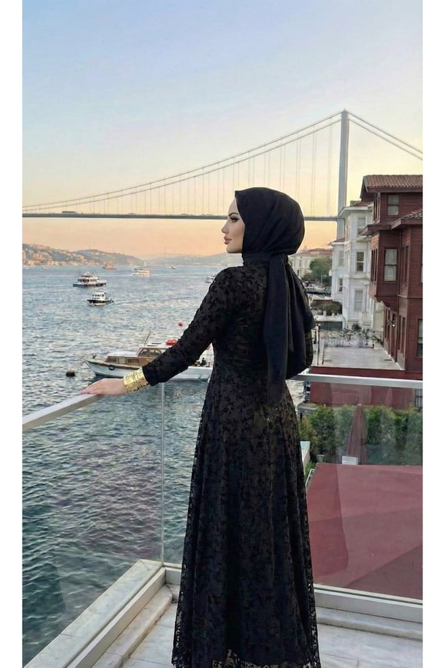 Kadın kadife Baskılı Astarlı Uzun şık Abiye Elbise,günlük elbise