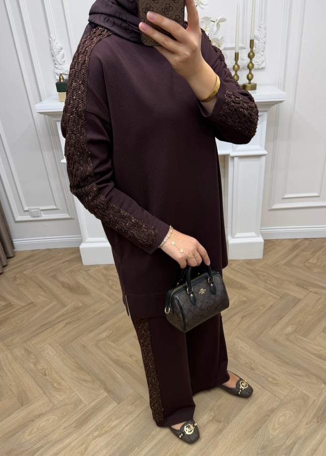 Jasmin Merserize Takım | Kahverengi