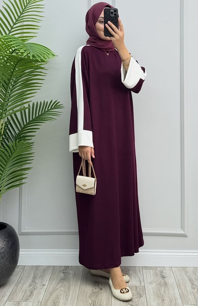 Lisa Oysho Elbise Bordo