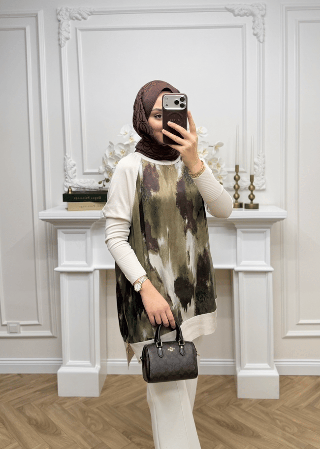 Maya Qupra Merserize Tunik | Ekru