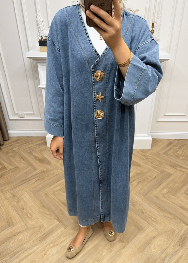 Mia Denim Kap | Mavi