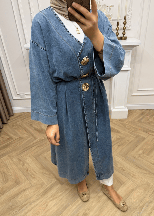Mia Denim Kap | Mavi