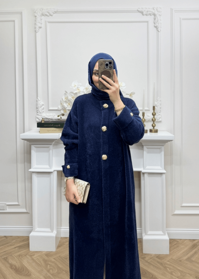 Moi Angora Hırka | Lacivert