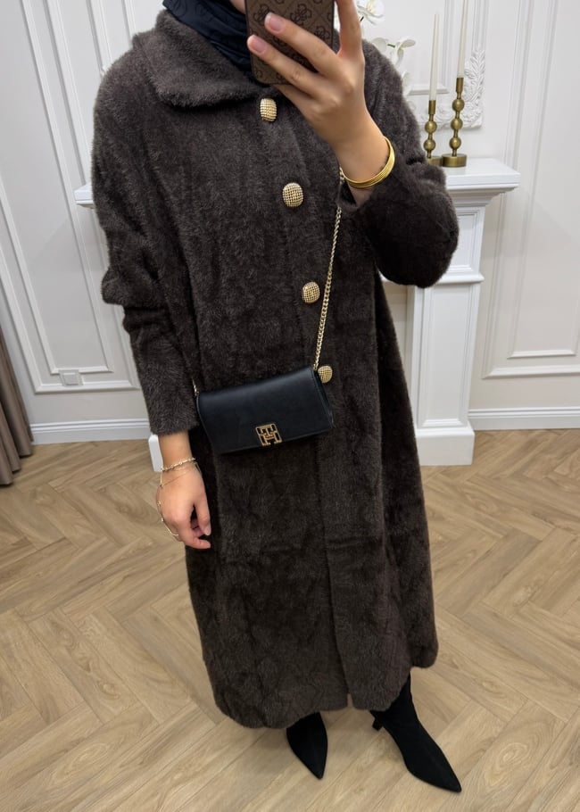 Talya Angora Hırka | Acıkahve