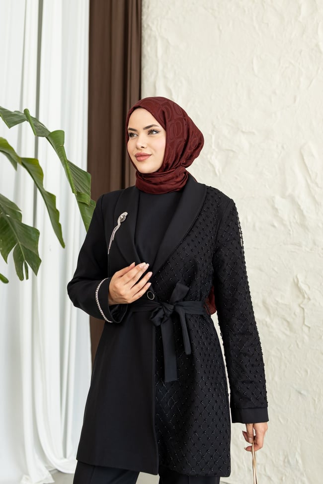 3 Lü Ceket Takım | Siyah