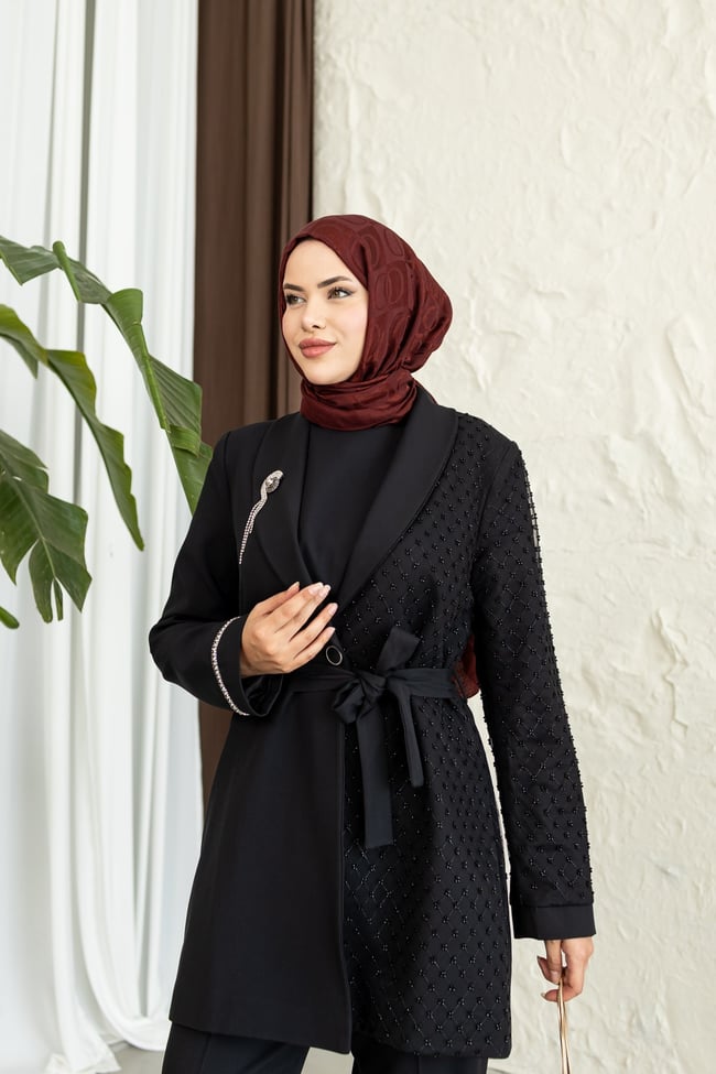 3 Lü Ceket Takım | Siyah
