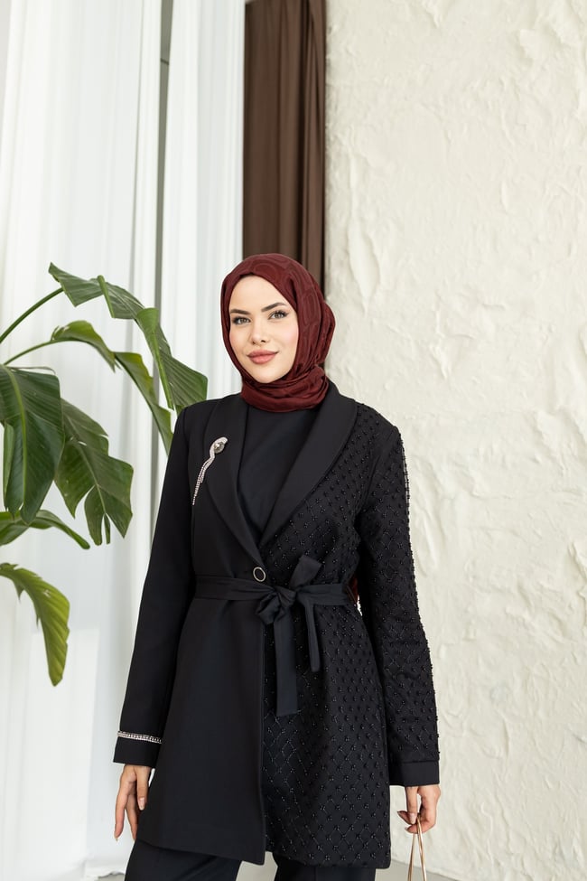3 Lü Ceket Takım | Siyah