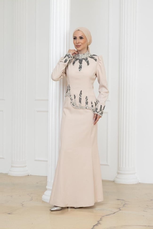 Asalet Abiye Elbise | Pudra