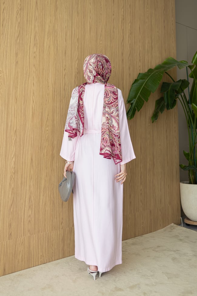Düz Elbise | Pembe
