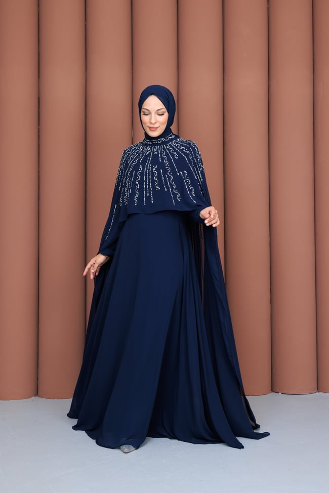 Elmina Abiye | Lacivert