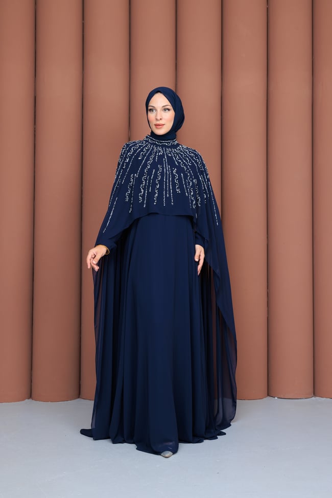 Elmina Abiye | Lacivert