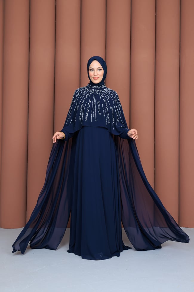 Elmina Abiye | Lacivert