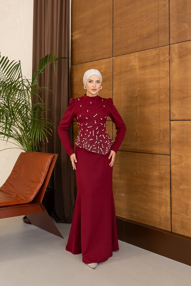 Kartanesi Abiye | Bordo