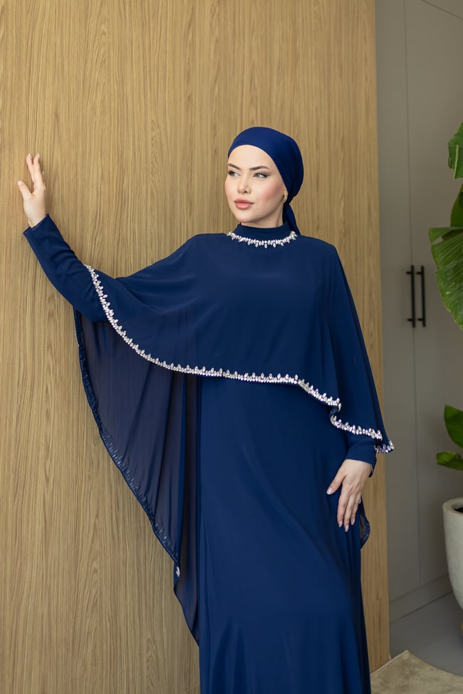 Lidya Pelerin Abiye | Lacivert