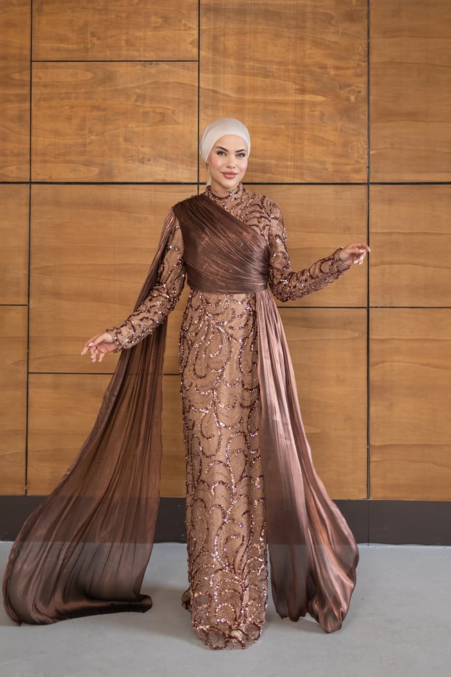 Ravza Payetli Model Abiye | Vizon