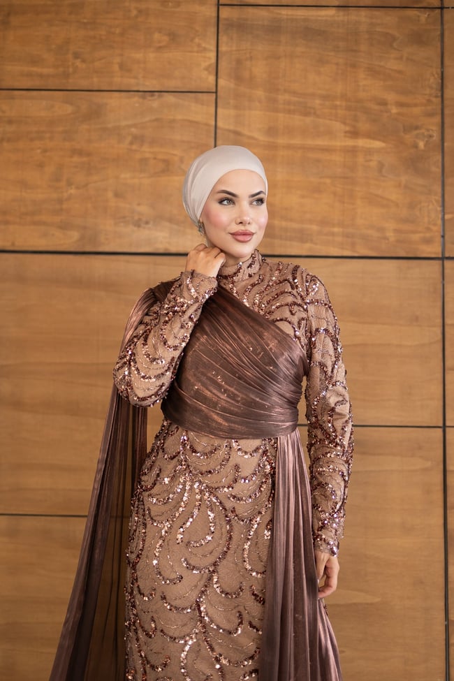 Ravza Payetli Model Abiye | Vizon