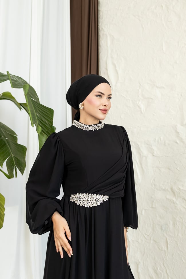 Zümrüt Abiye | Siyah