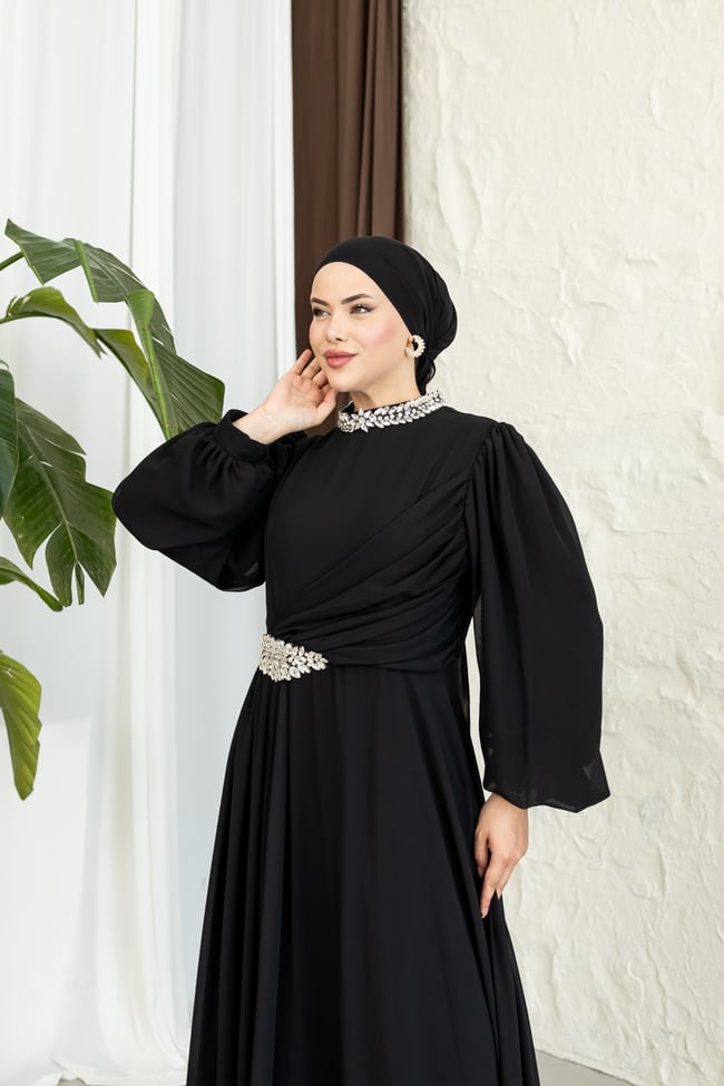Zümrüt Abiye | Siyah